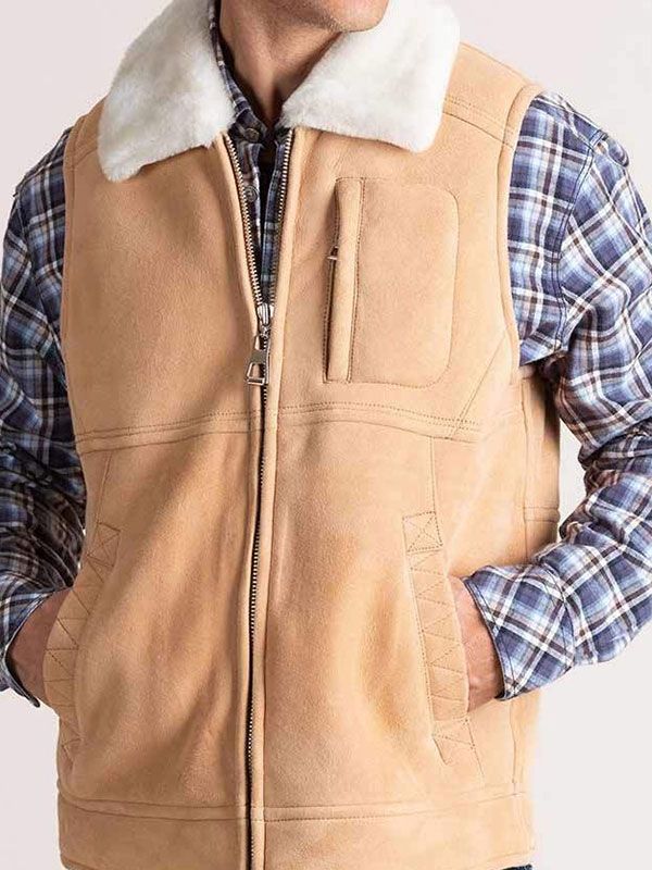 Classical Mens Suede Leather Vest
