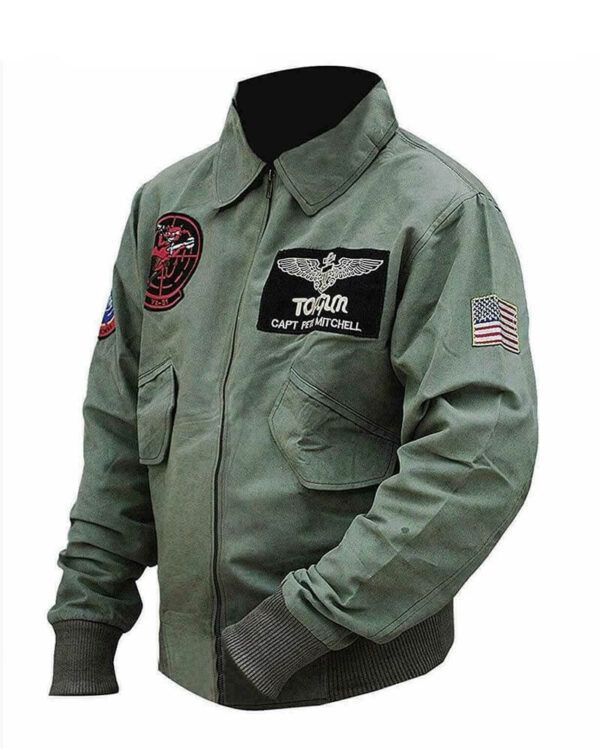 Tom Cruise Bomber Green Jacket