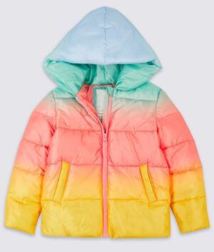 No Time To Die Ombre Puffer Jacket
