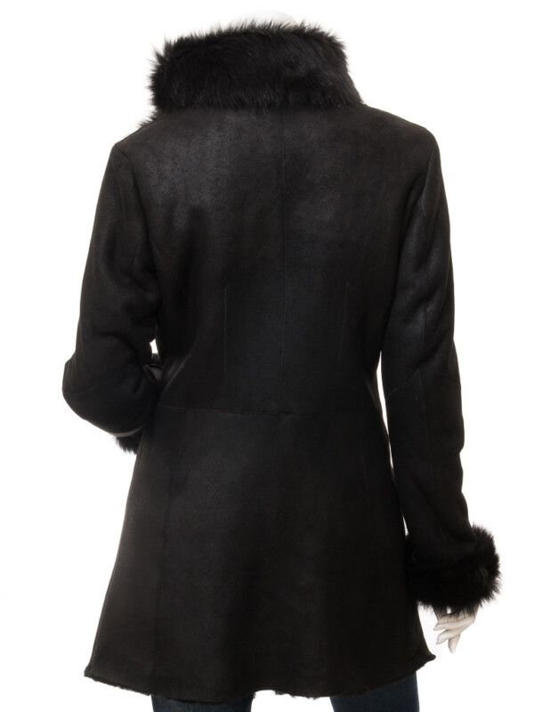 Women's Black Toscana Coat