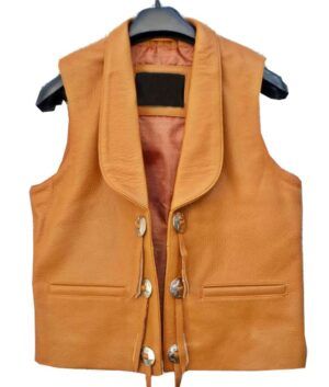 Lorne Greene Leather Vest
