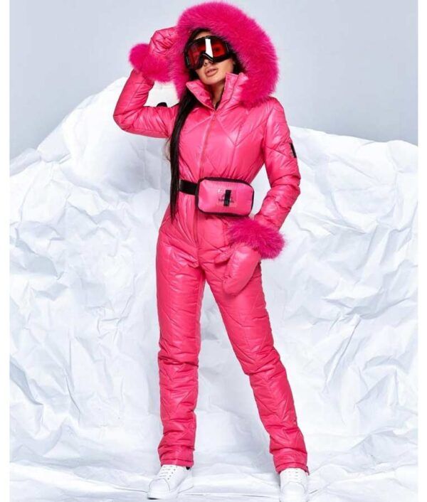 Pink Ski Jumpsuit