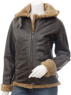 Women's Ginger Sheepskin Jacket
