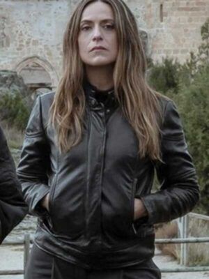 Raquel Murillo Money Heist Black Leather Jacket