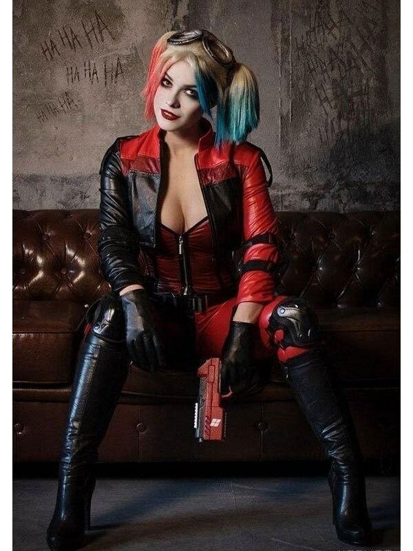 Injustice 2 Harley Quinn Leather Jacket