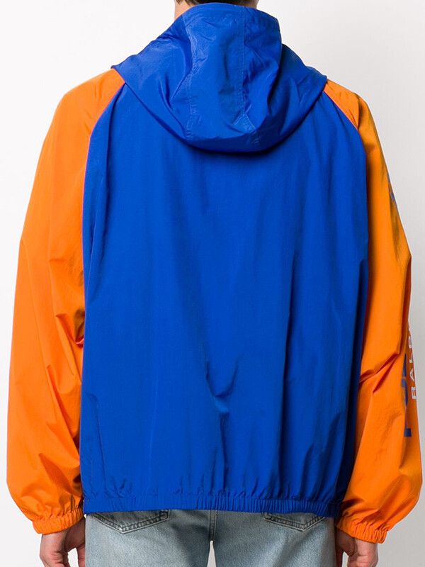 Polo Ralph Lauren Contrast-Sleeve Hooded Cotton Jacket